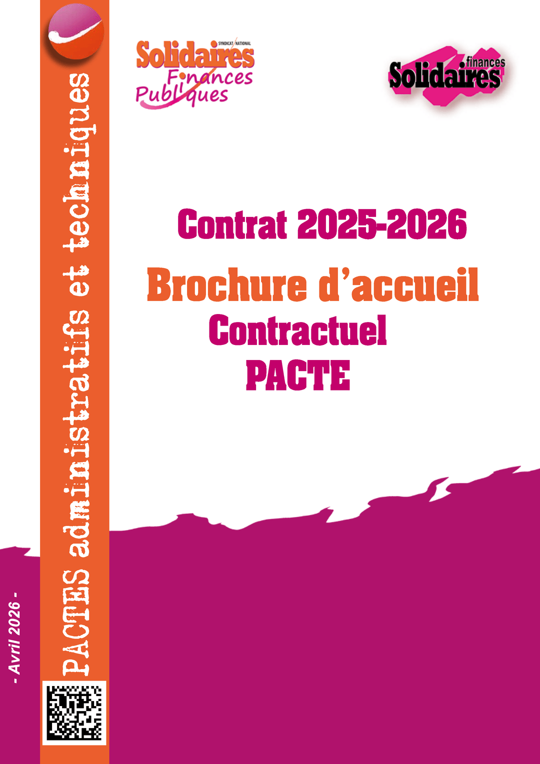 Brochure d'accueil Contractuel PACTE Brochure d'accueil Contractuel PACTE